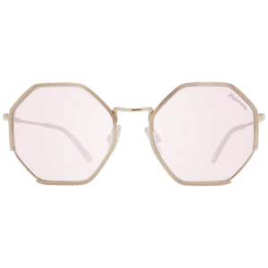 Ana Hickmann Sonnenbrille HI3084 5404A – Frontansicht mit Metall Rahmen und Rosa Gläsern