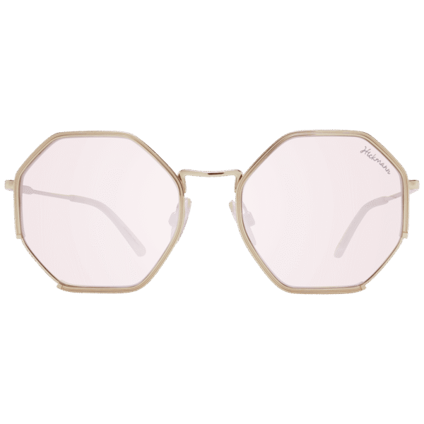 Ana Hickmann Sonnenbrille HI3084 5404A – Frontansicht mit Metall Rahmen und Rosa Gläsern