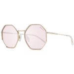 Ana Hickmann Rund Sonnenbrille HI3084 5404A in Gold – 45° Seitenansicht