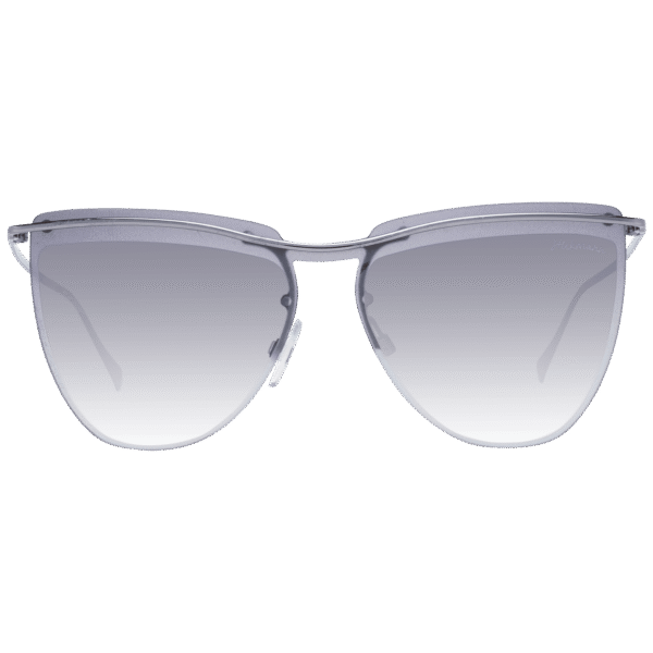 Ana Hickmann Sonnenbrille HI3085 13202A – Frontansicht mit Metall Rahmen und Grau Gläsern