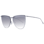 Ana Hickmann Schmetterling Sonnenbrille HI3085 13202A in Gunmetal – 45° Seitenansicht