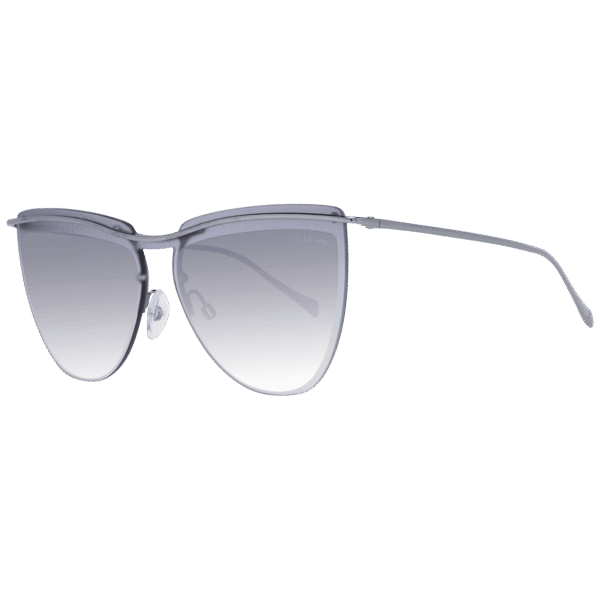 Ana Hickmann Schmetterling Sonnenbrille HI3085 13202A in Gunmetal – 45° Seitenansicht