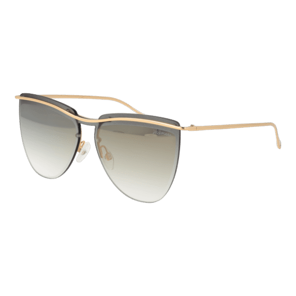 Ana Hickmann Monoscheibe Sonnenbrille HI3085 13204A in Gold – 45° Seitenansicht
