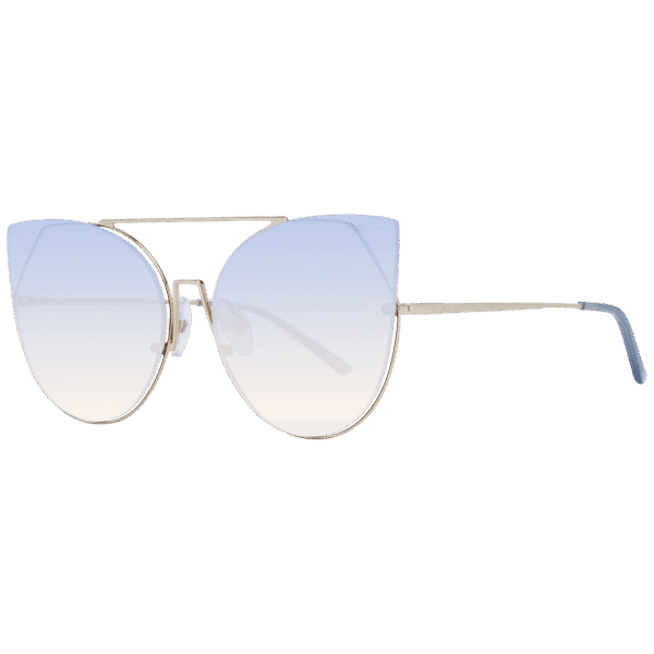 Ana Hickmann Katzenaugen Sonnenbrille HI3087 5904A in Gold – 45° Seitenansicht