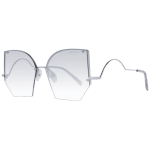 Ana Hickmann Quadrat Sonnenbrille HI3093 5903A in Silber – 45° Seitenansicht