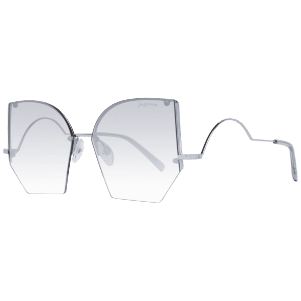 Ana Hickmann Quadrat Sonnenbrille HI3093 5903A in Silber – 45° Seitenansicht