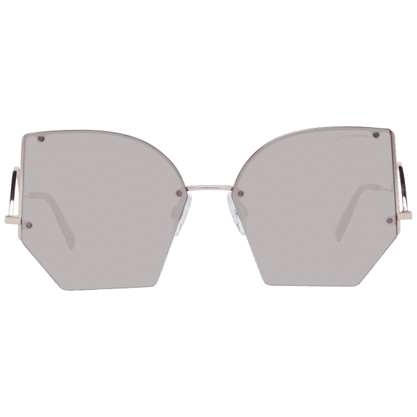 Ana Hickmann Sonnenbrille HI3093 5905A – Frontansicht mit Metall Rahmen und Braun Gläsern