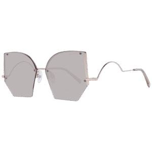 Ana Hickmann Schmetterling Sonnenbrille HI3093 5905A in Gold – 45° Seitenansicht