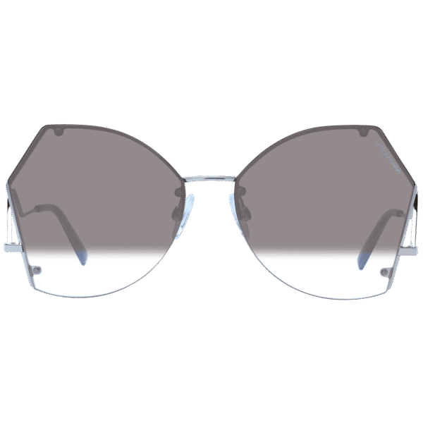 Ana Hickmann Sonnenbrille HI3094 6103A – Frontansicht mit Metall Rahmen und Grau Gläsern