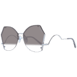 Ana Hickmann Schmetterling Sonnenbrille HI3094 6103A in Silber – 45° Seitenansicht