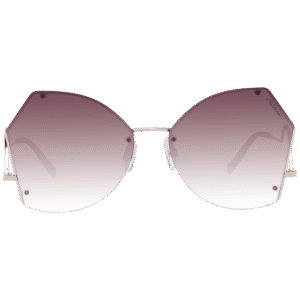 Ana Hickmann Sonnenbrille HI3094 6104A – Frontansicht mit Metall Rahmen und Braun Gläsern