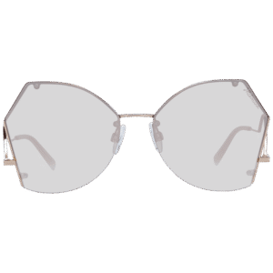 Ana Hickmann Sonnenbrille HI3094 6105A – Frontansicht mit Metall Rahmen und Braun Gläsern