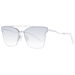 Ana Hickmann Katzenaugen Sonnenbrille HI3095E 6003A in Silber – 45° Seitenansicht