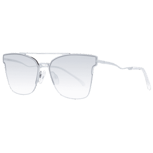 Ana Hickmann Katzenaugen Sonnenbrille HI3095E 6003A in Silber – 45° Seitenansicht
