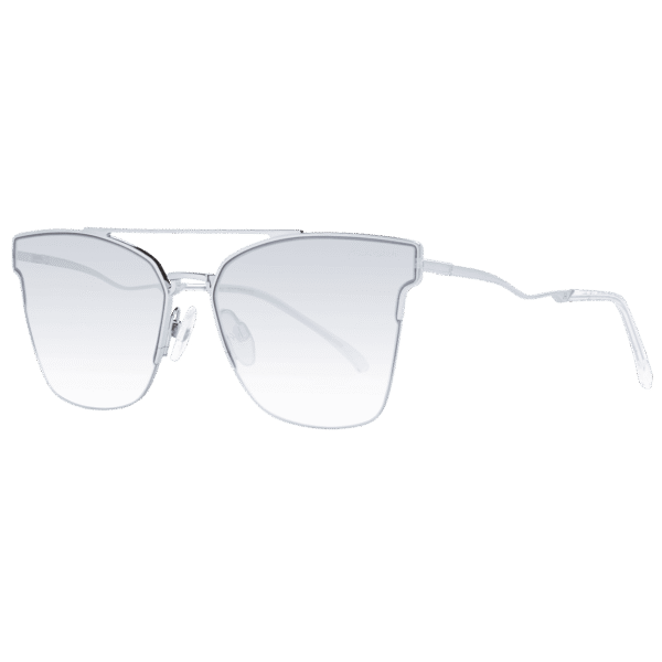 Ana Hickmann Katzenaugen Sonnenbrille HI3095E 6003A in Silber – 45° Seitenansicht