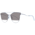 Ana Hickmann Schmetterling Sonnenbrille HI3096E 6103A in Silber – 45° Seitenansicht