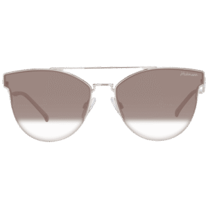 Ana Hickmann Sonnenbrille HI3096E 6104B – Frontansicht mit Metall Rahmen und Braun Gläsern