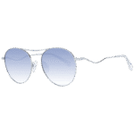 Ana Hickmann Rund Sonnenbrille HI3104 5303A in Silber – 45° Seitenansicht