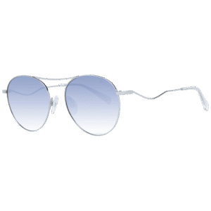 Ana Hickmann Rund Sonnenbrille HI3104 5303A in Silber – 45° Seitenansicht