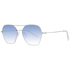Ana Hickmann Quadrat Sonnenbrille HI3105 5403A in Silber – 45° Seitenansicht