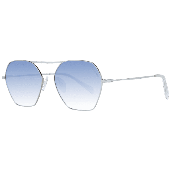 Ana Hickmann Quadrat Sonnenbrille HI3105 5403A in Silber – 45° Seitenansicht