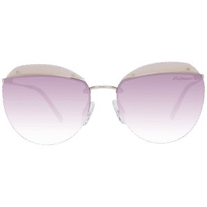 Ana Hickmann Sonnenbrille HI3108 57E01 – Frontansicht mit Metall Rahmen und Lila Gläsern