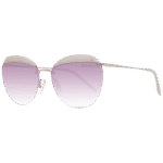 Ana Hickmann Rund Sonnenbrille HI3108 57E01 in Beige – 45° Seitenansicht