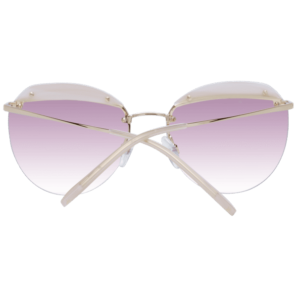 Rückansicht der Ana Hickmann Sonnenbrille HI3108 57E01 – Metall Rahmen