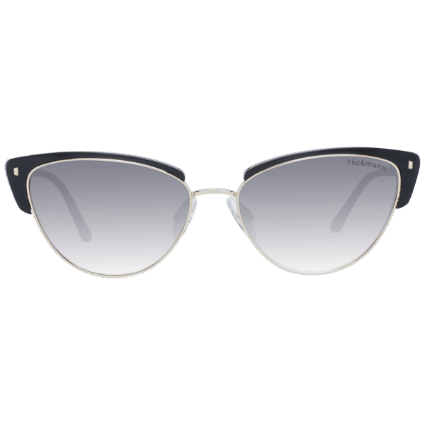 Ana Hickmann Sonnenbrille HI3113 55A01 – Frontansicht mit Metall Rahmen und Grau Gläsern