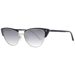 Ana Hickmann Katzenaugen Sonnenbrille HI3113 55A01 in Schwarz – 45° Seitenansicht