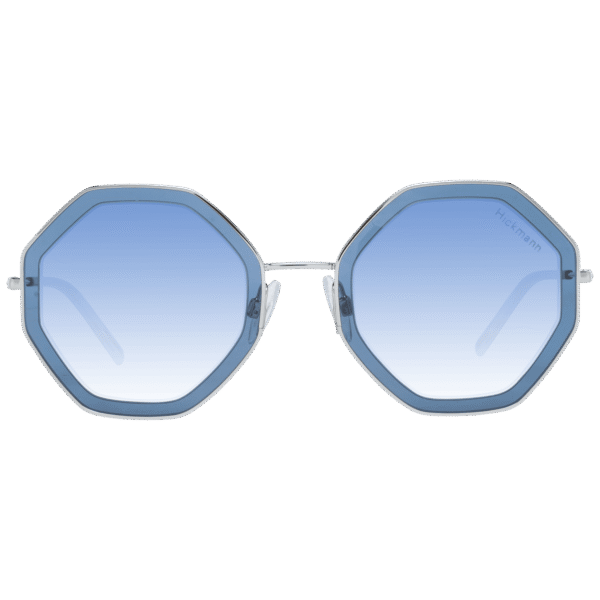 Ana Hickmann Sonnenbrille HI3115 5704B – Frontansicht mit Metall Rahmen und Blau Gläsern