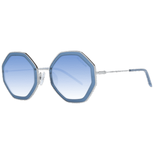 Ana Hickmann Rund Sonnenbrille HI3115 5704B in Gold – 45° Seitenansicht