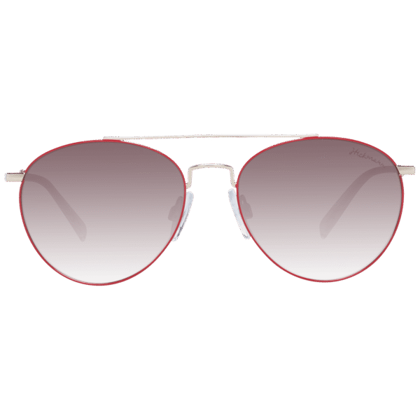 Ana Hickmann Sonnenbrille HI3133 5207A – Frontansicht mit Metall Rahmen und Braun Gläsern