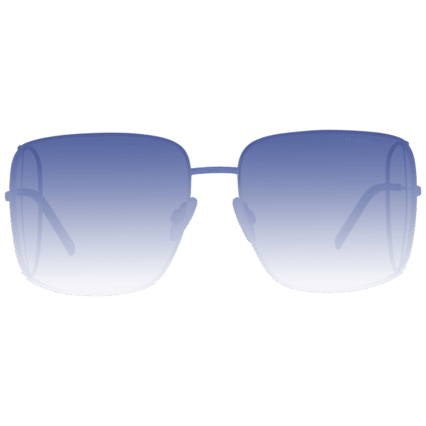 Ana Hickmann Sonnenbrille HI3142 5504B – Frontansicht mit Metall Rahmen und Blau Gläsern