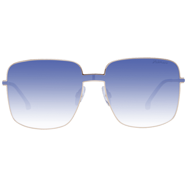 Ana Hickmann Sonnenbrille HI3152 14305A – Frontansicht mit Metall Rahmen und Blau Gläsern