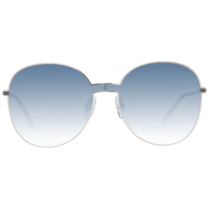 Ana Hickmann Sonnenbrille HI3153 14004A – Frontansicht mit Metall Rahmen und Blau Gläsern