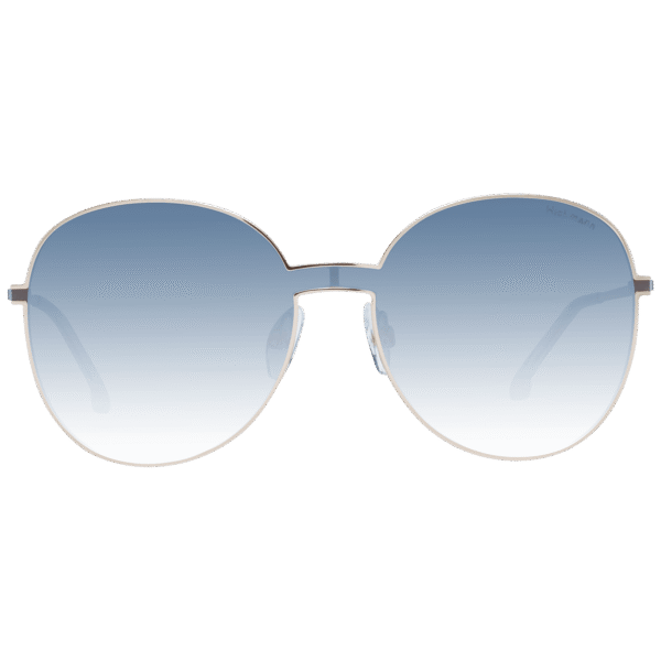 Ana Hickmann Sonnenbrille HI3153 14004A – Frontansicht mit Metall Rahmen und Blau Gläsern