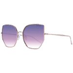 Ana Hickmann Schmetterling Sonnenbrille HI3163 5305A in Rosé Gold – 45° Seitenansicht