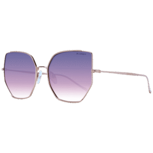 Ana Hickmann Schmetterling Sonnenbrille HI3163 5305A in Rosé Gold – 45° Seitenansicht
