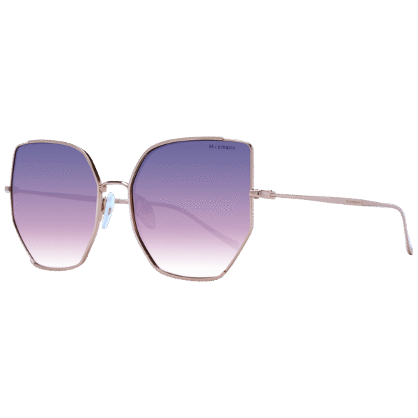 Ana Hickmann Schmetterling Sonnenbrille HI3163 5305A in Rosé Gold – 45° Seitenansicht