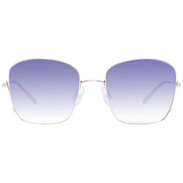 Ana Hickmann Sonnenbrille HI3164 5206A – Frontansicht mit Metall Rahmen und Blau Gläsern