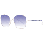 Ana Hickmann Quadrat Sonnenbrille HI3164 5206A in Gold – 45° Seitenansicht