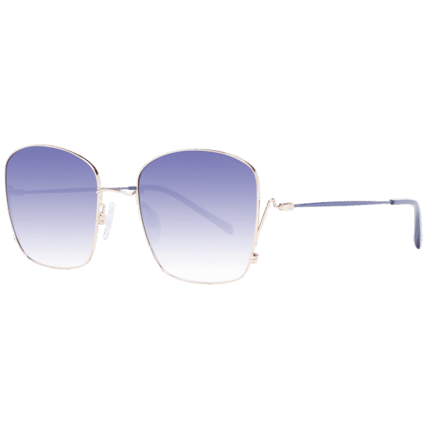 Ana Hickmann Quadrat Sonnenbrille HI3164 5206A in Gold – 45° Seitenansicht