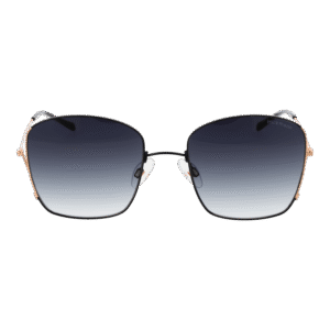 Ana Hickmann Sonnenbrille HI3164 5209A – Frontansicht mit Metall Rahmen und Blau Gläsern