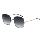 Ana Hickmann Quadrat Sonnenbrille HI3164 5209A in Schwarz – 45° Seitenansicht