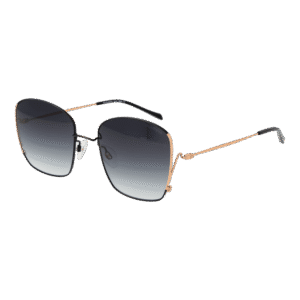 Ana Hickmann Quadrat Sonnenbrille HI3164 5209A in Schwarz – 45° Seitenansicht