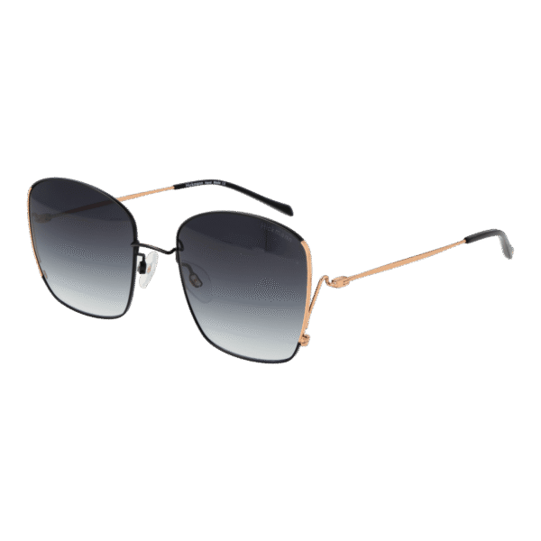 Ana Hickmann Quadrat Sonnenbrille HI3164 5209A in Schwarz – 45° Seitenansicht