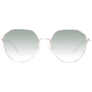 Ana Hickmann Sonnenbrille HI3165 5312A – Frontansicht mit Metall Rahmen und Grün Gläsern