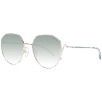 Ana Hickmann Rund Sonnenbrille HI3165 5312A in Rosé Gold – 45° Seitenansicht