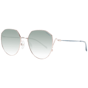Ana Hickmann Rund Sonnenbrille HI3165 5312A in Rosé Gold – 45° Seitenansicht